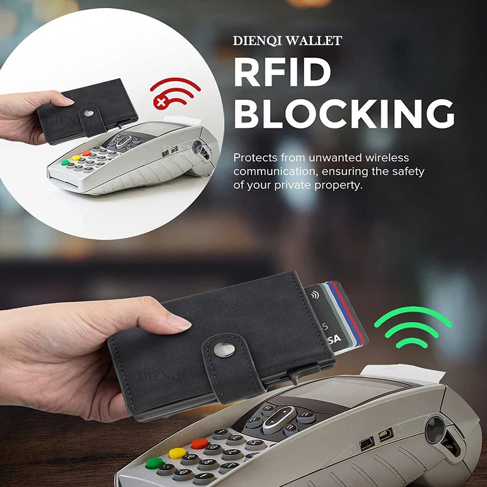 Keep On Track - RFID Wallet with Bluetooth Tracker holder