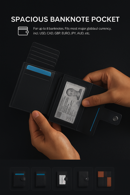 Keep On Track - RFID Wallet with Bluetooth Tracker holder
